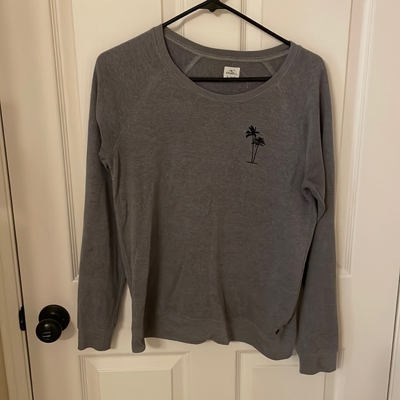 O'Neill Tops - O’Neill Palm Embroidered Crew Sweatshirt